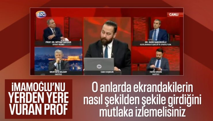 Sözcü TV’de Ekrem İmamoğlu eleştirisi: Sen evvel sarsıntıya karşı İstanbul’u koru!
