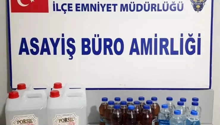 Tavşanlı’da Kaçak Alkol Operasyonu
