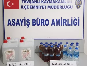 Tavşanlı’da Sahte İçki Operasyonu