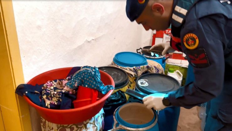 Tekirdağ’da 7 bin 104 litre sahte ve kaçak alkol ele geçirildi