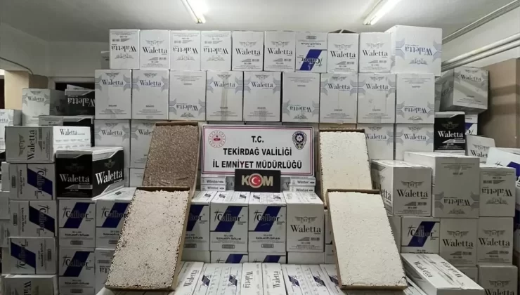 Tekirdağ’da Kaçakçılık Operasyonu: 39 Gözaltı