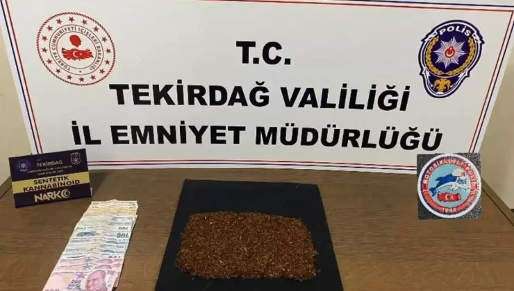 Tekirdağ’da Uyuşturucu Operasyonu: 5 Tutuklama