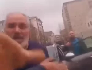 Ters Yöne Giren Sürücü Arasında Kavga Çıktı