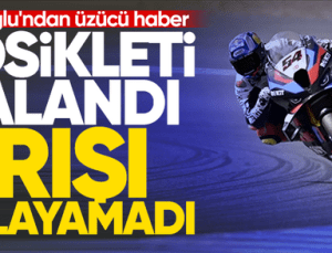 Toprak Razgatlıoğlu’ndan üzücü haber! Motosikleti arızalandı, yarışı tamamlayamadı