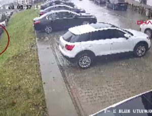 Trabzon’da fren yerine gaza basan sürücü