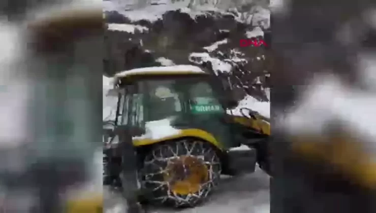 Trabzon’da Paletli Kar Motoru Kazası: Sürücü Kurtarıldı