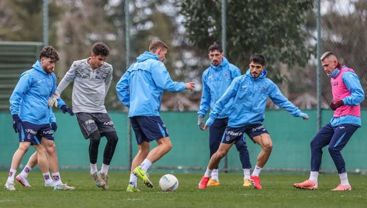 Trabzonspor, Eyüpspor maçının hazırlıklarını tamamladı