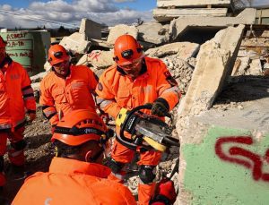 TSK İnsani Yardım Tugayı’ndan arama kurtarma tatbikatı