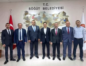 Türk Mahallî Hizmet Sendikası, Söğüt Belediye Başkanı Durgut’u Ziyaret Etti