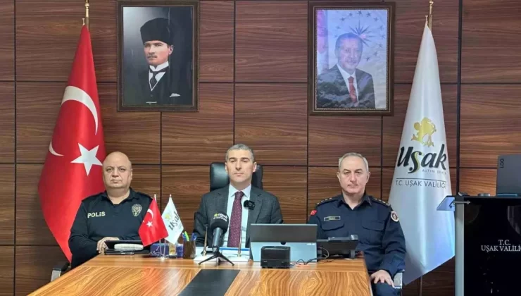 Uşak’ta Güvenlik Toplantısı Yapıldı