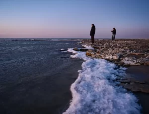 Van Gölü’nde Buzlu Görünüm