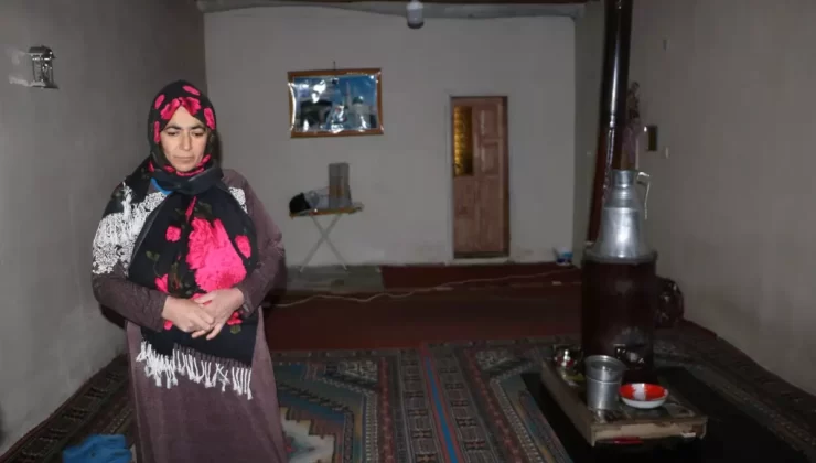 Yalnız Yaşayan Şilan Çakar, Mezrada Kurtlardan Korktuğu İçin Evden Çıkamıyor