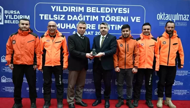 Yıldırım Belediyesi’nden Afet Hazırlığı: Telsiz Dağıtımı ve Muhabere Eğitimi