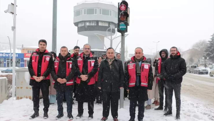 Yozgat’ta trafik ışıkları “Aile Yılı”na özel yanıp sönüyor