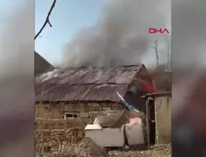 Yüksekova’da Tek Katlı Evde Yangın