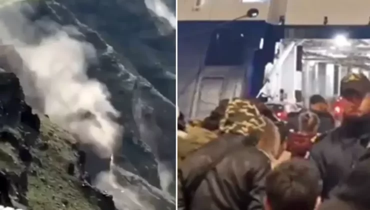 Yunanistan’da kaos tırmanıyor! Halk Santorini’yi terk etmeye başladı