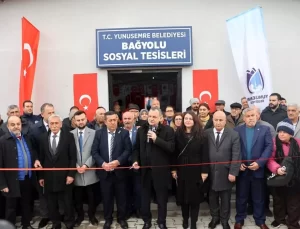 Yunusemre Belediyesi’nden Yuntdağı’na Yeni Sosyal Tesis