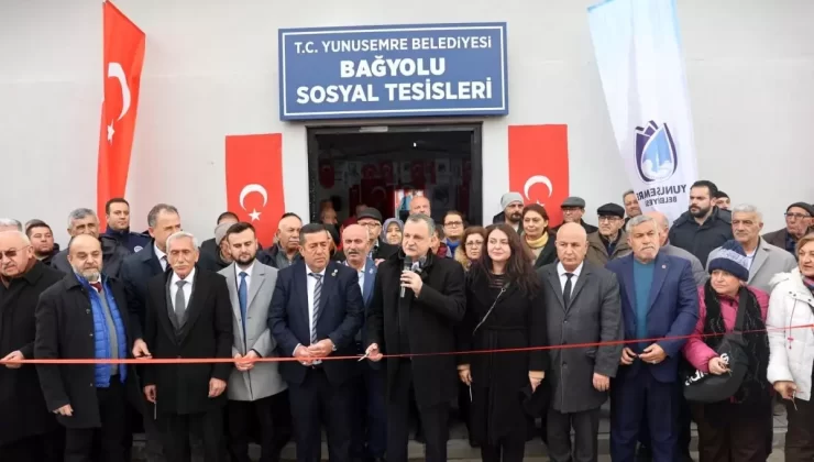 Yunusemre Belediyesi’nden Yuntdağı’na Yeni Sosyal Tesis