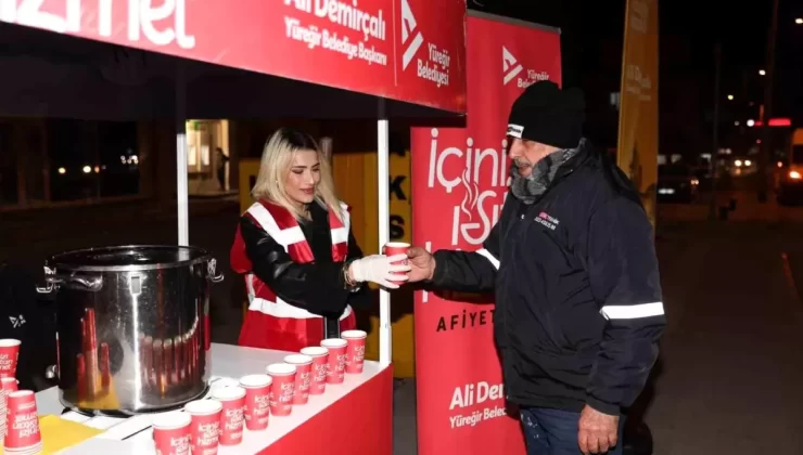 Yüreğir Belediyesi’nden Soğuk Kış Günlerine Özel Fiyatsız Sıcak Çorba Dağıtımı