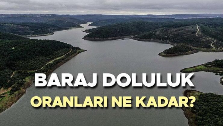 BARAJ DOLULUK ORANLARI İSKİ GÜNCEL TABLO 15 MART 2025 || İstanbul barajları doluluk oranı ne kadar, su seviyesi yüzde kaç oldu? İşte barajlarda son durum