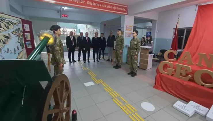 Cumhuriyet Anadolu Lisesi’nden 18 Mart’a Anlamlı Anma