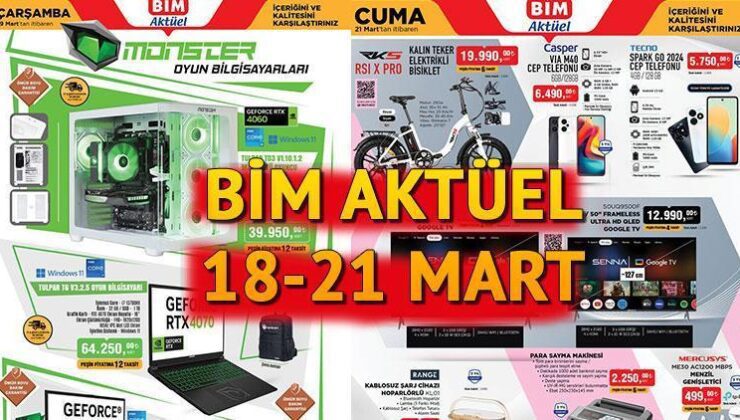 GELECEK HAFTA BİM AKTÜEL 18-21 MART KATALOĞU 2025 || Bim’de bu hafta neler var? BİM aktüel ürünler kataloğu Kalın Teker Elektrikli Bisiklet, Para Sayma Makinesi getiriyor…