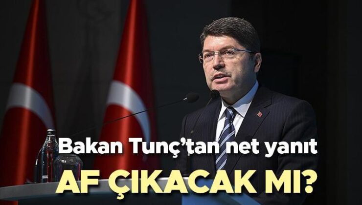 GENEL AF YASASI SON DAKİKA HABERLERİ 2025 | Bakan Tunç’tan af iddialarına net yanıt: Söz konusu değil! Af çıkacak mı, kısmi af gelecek mi? 10. Yargı Paketi’nde infaz düzenlemesi, denetimli serbestlik olacak mı?