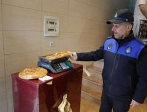 İlçe zabıtasından fırınlara pide denetimi