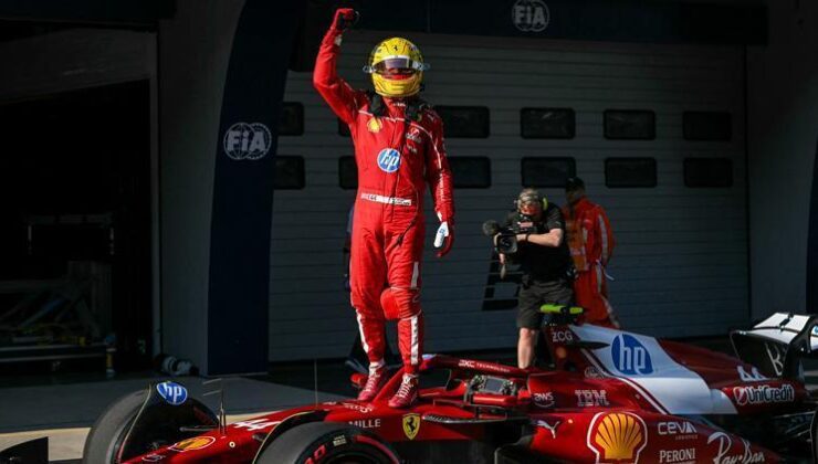 Lewis Hamilton’dan Ferrari’de bir ilk!