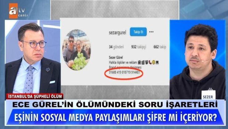 Mimar Ece Gürel’in eşi Sezer Gürel profilindeki Grabovoi sayılarıyla ilgili konuştu! Instagram adını ‘hardaleces’ yaptı ve ortadan kayboldu! Anlamı ne?