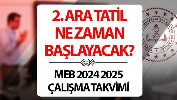 NİSAN ARA TATİLİ TARİHİ 2025 MEB TAKVİMİ | 2. ara tatil ne zaman 2025, kaç gün kaldı, hangi tarihte? Okullarda nisan ara tatili bayramlar birleşiyor mu? MEB 2024 2025 2. dönem 2. ara tatil günleri!