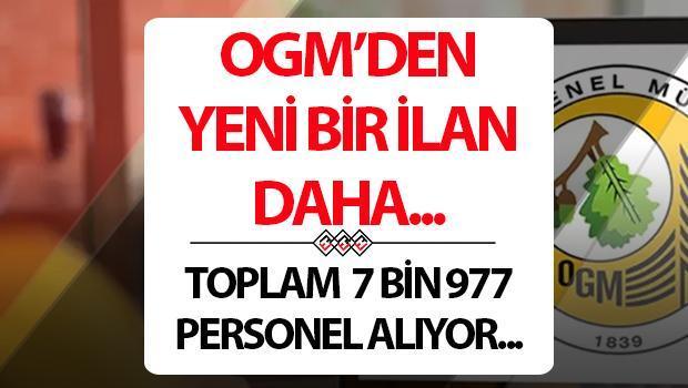 OGM İŞÇİ VE MEMUR ALIMI: Sayı 7 bin 977 personele yükseldi! Şoför, temizlik personeli, servis ve arşiv elemanı alınıyor.. OGM başvuru şartları neler?