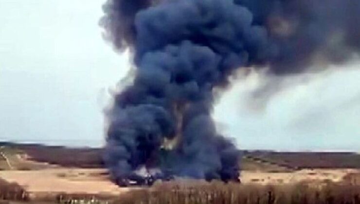 Sakarya’da Sazlık Yangını: Gökyüzünü Kara Duman Kapladı