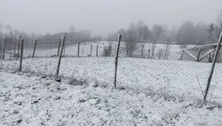 Sakarya’nın Yüksek Kesimler Kara Teslim! Dikmen Yaylası Beyaza Büründü