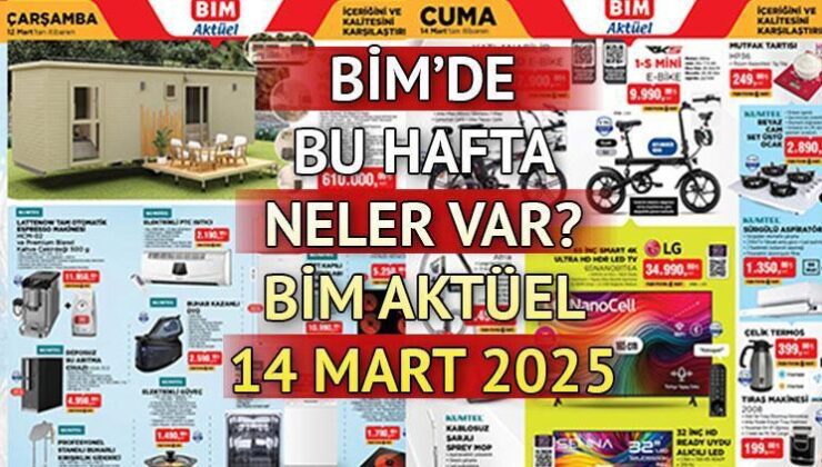 YEPYENİ BİM AKTÜEL ÜRÜNLER KATALOĞU 14 MART 2025📌🛒 || Bim’de bu hafta neler var? BİM aktüel Verandalı Eve Teslim Tiny House getiriyor…